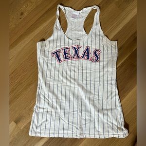 Texas Rangers tank top